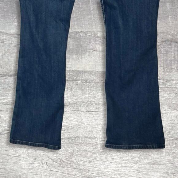 Lee 307 Dark Wash Bootcut Blue Jeans Womens 12 Regular (33X32) Mid Rise Denim - Picture 3 of 7